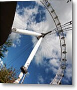 London Ferris Wheel Metal Print