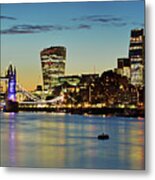 London Skyline Metal Print