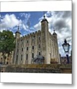 London Tower - Your Name On Stones Metal Print