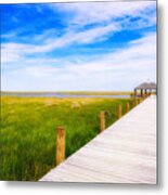 Lonely Pier Ii Metal Print