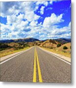 Lonely New Mexico Highway Metal Print
