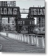 Long Island Railroad Gantry Cranes Iv Metal Print