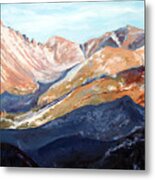 Longs Peak From Trail Ridge Road Metal Print