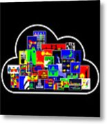 Lonvig Art Cloud Metal Print