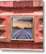 Looking Back Metal Print