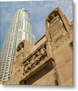 Los Angeles Central Library And Library Tower Metal Print