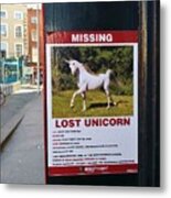 Lost Unicorn Metal Print