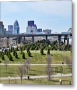 Louisville Ky And Waterfront Park Metal Print