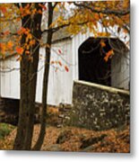 Loux Covered Bridge Metal Print