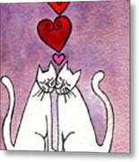 Love Cats Metal Print