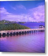 Lovely Light On The Intracoastal Waterway Metal Print
