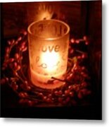 Love's Glow Metal Print