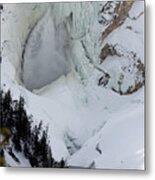 Lower Falls Of Yellowstone Ii Metal Print