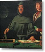 Luca Pacioli, Franciscan Friar Metal Print