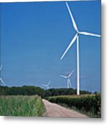 Ludington Wind Farm Metal Print