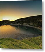 Lulworth Sunset #2 Metal Print