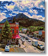 Lunch At The Brewery Metal Print