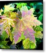 Lush Spring Foliage Metal Print