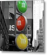 M And Ms In New York City Metal Print