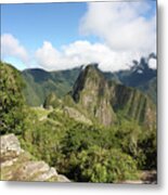 Machu Picchu From The Inca Trail Metal Print