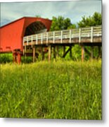 Madison County Iowa Roseman Covered Bridge Metal Print