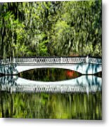 Magnolia Plantation Bridge - Charleston Sc Metal Print