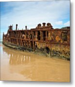 Maheno Shipwreck Metal Print