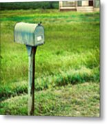 Mailbox By Farmhouse Metal Print