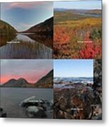 Maine Acadia National Park Landscape Photography Metal Print