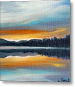 Maine Coast Winter Sunrise Metal Print Maine Coast Winter Sunrise Metal Print