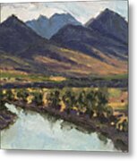 Mallard's Rest, Yellowstone River, Mt Metal Print