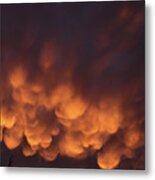 Mammatus Clouds Metal Print