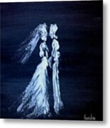 Man And Woman Metal Print