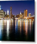 Manhattan Skyline - Southside Metal Print