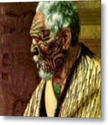 Maori Elder 1914 Metal Print