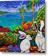March Hares Metal Print