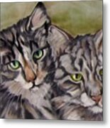 Mariah's Kitties Metal Print