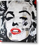 Marilyn Monroe / Fascination Metal Print