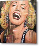 Marilyn Monroe Film Movie Actress Art Painting Metal Print