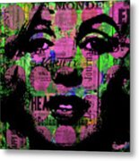 Marilyn Polk Dot Bubble Wrap Pop Art Painting Abstract Robert R Metal Print