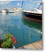 Marina Morning Metal Print