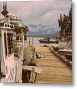 Marina View Metal Print