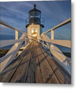 Marshall Point Lighthouse At Sunrise Metal Print