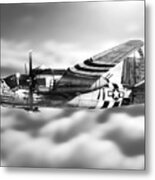 Martin B-26 Marauder Drawing Metal Print