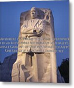 Martin Luther King Jr. National Memorial - Injustice Anywhere Metal Print