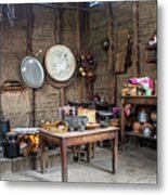 Mayan Kitchen Metal Print