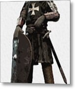 Medieval Warrior - 06 Metal Print