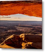 Mesa Arch Triptych Panel 3/3 Metal Print