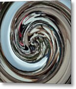 Metalic Swirl Metal Print