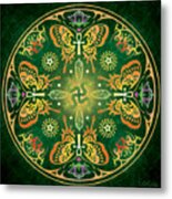 Metamorphosis Mandala Metal Print